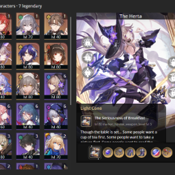 [NA] TL 66 ⭐ 27 Characters (7 Legendaries) ✨The Herta + Himeko + Bronya + Dr. Ratio + Lingsha + Bailu + ☑️ Full Access ☑️ 0